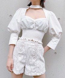 lilLilly | カットアウトスクエアブラウス(シャツ/ブラウス)