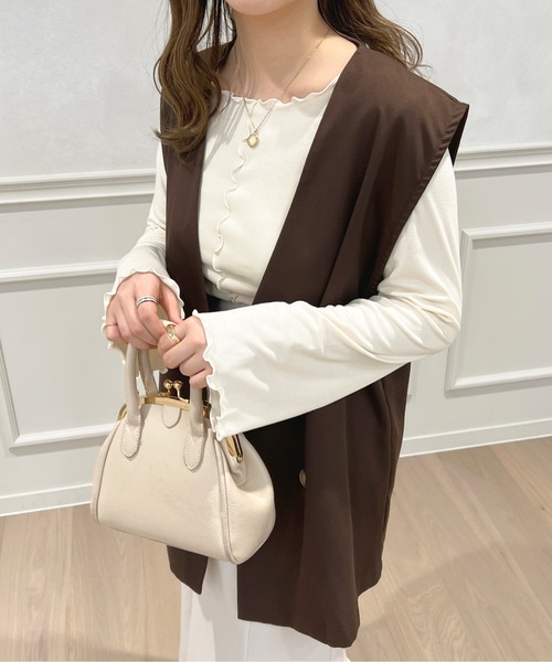 apres jour(アプレジュール)の「アソートメローロンT【ZOZOTOWN限定アイテム】(Tシャツ/カットソー・レディース・アイボリー/ブルー系その他/ホワイト系その他/グリーン/ブラック系その他/モカ・フリー/X-LARGE)」の2枚目の写真