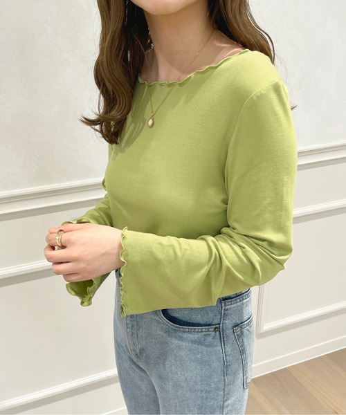 apres jour(アプレジュール)の「アソートメローロンT【ZOZOTOWN限定アイテム】(Tシャツ/カットソー・レディース・アイボリー/ブルー系その他/ホワイト系その他/グリーン/ブラック系その他/モカ・フリー/X-LARGE)」の10枚目の写真