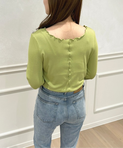 apres jour(アプレジュール)の「アソートメローロンT【ZOZOTOWN限定アイテム】(Tシャツ/カットソー・レディース・アイボリー/ブルー系その他/ホワイト系その他/グリーン/ブラック系その他/モカ・フリー/X-LARGE)」の12枚目の写真