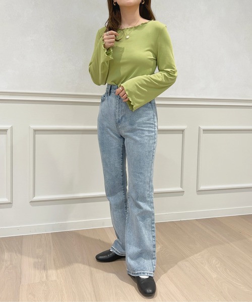 apres jour(アプレジュール)の「アソートメローロンT【ZOZOTOWN限定アイテム】(Tシャツ/カットソー・レディース・アイボリー/ブルー系その他/ホワイト系その他/グリーン/ブラック系その他/モカ・フリー/X-LARGE)」の13枚目の写真