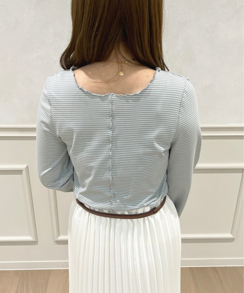 apres jour(アプレジュール)の「アソートメローロンT【ZOZOTOWN限定アイテム】(Tシャツ/カットソー・レディース・アイボリー/ブルー系その他/ホワイト系その他/グリーン/ブラック系その他/モカ・フリー/X-LARGE)」の18枚目の写真