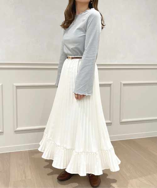 apres jour(アプレジュール)の「アソートメローロンT【ZOZOTOWN限定アイテム】(Tシャツ/カットソー・レディース・アイボリー/ブルー系その他/ホワイト系その他/グリーン/ブラック系その他/モカ・フリー/X-LARGE)」の19枚目の写真