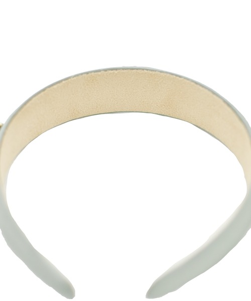 ROJITA（ロジータ）の「ハートビジュ＆パール付きサテンカチューシャ（カチューシャ・レディース・ブラック/ピンク/ミント・FREE）」の12枚目の写真