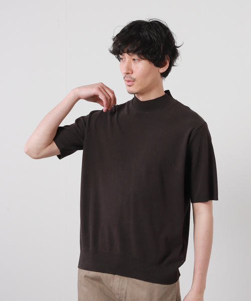 gicipi(ジチピ)の「【gicipi/ジチピ】 CALAMARO(Tシャツ/カットソー・メンズ・ホワイト/ブラック/ブラウン・4/5)」の1枚目の写真