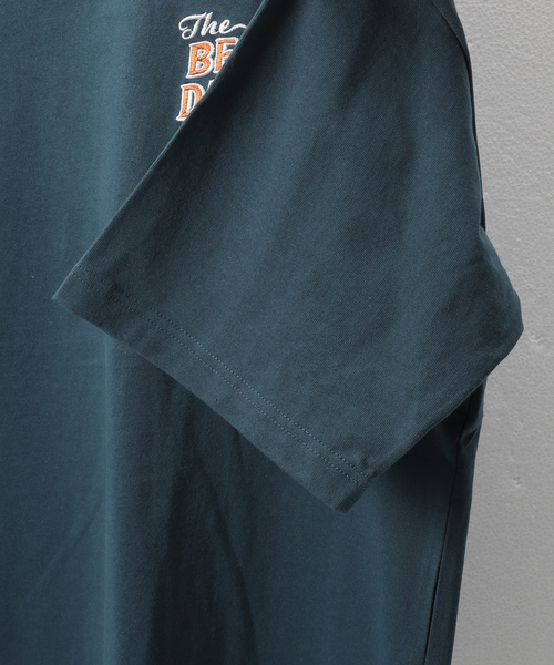 BEN DAVIS(ベンデイビス)の「【BEN DAVIS / ベンデイビス】別注 barbershop emb tee(Tシャツ/カットソー・メンズ・ホワイト/ライトグレー/ネイビー・MEDIUM/LARGE)」の8枚目の写真