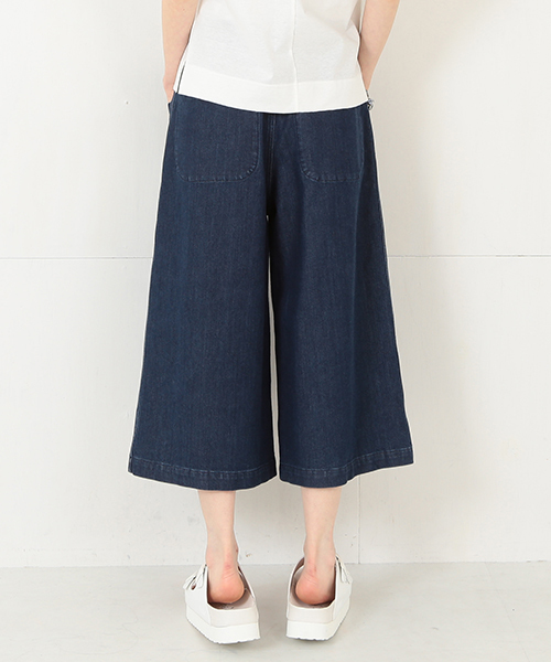 Ray BEAMS(レイビームス)の「▼RBS / デニム ワイド キュロット(デニムパンツ・レディース・ブルー・1/0)」の4枚目の写真