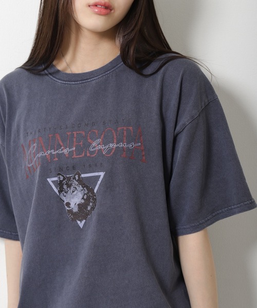 ZIP FIVE(ジップファイブ)の「【ZIP FIVE】90’s USAレトロ アメリカン ルーズ ピグメント 半袖Tシャツ(Tシャツ/カットソー・メンズ・ホワイト/ブラウン/オートミール/ブラウン系/アイボリー系1/ネイビー/ホワイト系/ネイビー系/ブラック系/ブラック/ブラック系1/ホワイト系1/ネイビー系1・MEDIUM/X-LARGE/LARGE)」の13枚目の写真