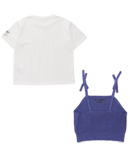 algy(アルジー)の「ニットキャミ&Tセット(ニット/セーター・キッズ・パープル/オレンジ/グリーン・SMALL/MEDIUM/X-SMALL/XX-SMALL)」の14枚目の写真