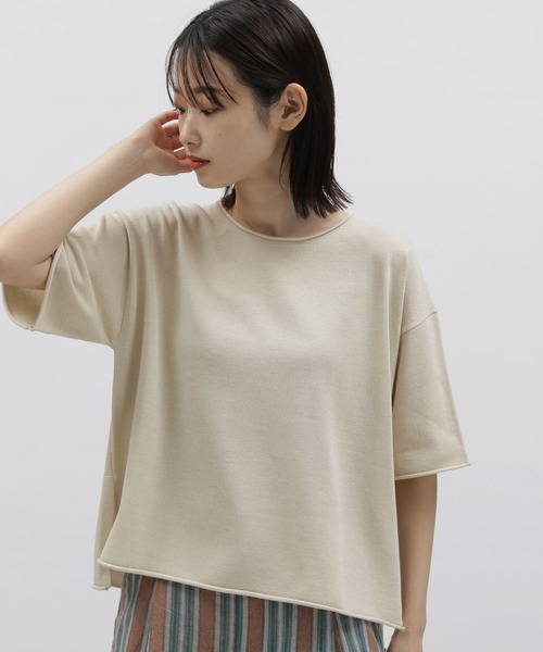 LAKOLE（ラコレ）の「12GロールディテールニットTEE / 278628（ニット/セーター・レディース・ライトブルー/グリーン/サンドグレー/ブラック・SMALL/MEDIUM）」の3枚目の写真