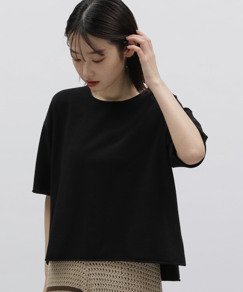 LAKOLE（ラコレ）の「12GロールディテールニットTEE / 278628（ニット/セーター・レディース・ライトブルー/グリーン/サンドグレー/ブラック・SMALL/MEDIUM）」の2枚目の写真