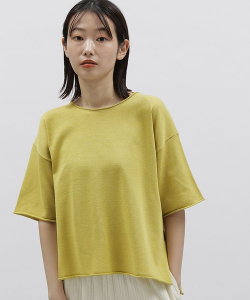 LAKOLE（ラコレ）の「12GロールディテールニットTEE / 278628（ニット/セーター・レディース・ライトブルー/グリーン/サンドグレー/ブラック・SMALL/MEDIUM）」の12枚目の写真