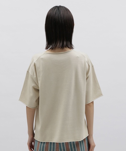 LAKOLE（ラコレ）の「12GロールディテールニットTEE / 278628（ニット/セーター・レディース・ライトブルー/グリーン/サンドグレー/ブラック・SMALL/MEDIUM）」の17枚目の写真