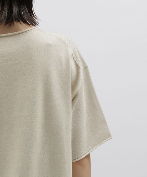 LAKOLE（ラコレ）の「12GロールディテールニットTEE / 278628（ニット/セーター・レディース・ライトブルー/グリーン/サンドグレー/ブラック・SMALL/MEDIUM）」の20枚目の写真