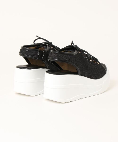 cloverleaf(クローバーリーフ)の「【cloverleaf】 厚底バックストラップサンダル(サンダル・レディース・ブラック/ベージュ/ブルー・S/M/L/LL)」の4枚目の写真