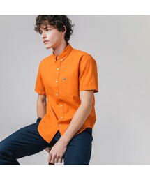 LACOSTE | リネン×コットンワントーンウィンドウペンチェックシャツ(シャツ/ブラウス)