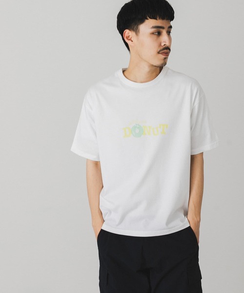 URBAN RESEARCH DOORS（アーバンリサーチドアーズ）の「DONUT プリントTシャツ（Tシャツ/カットソー・メンズ・ブラック/ホワイト・LARGE/MEDIUM）」の20枚目の写真