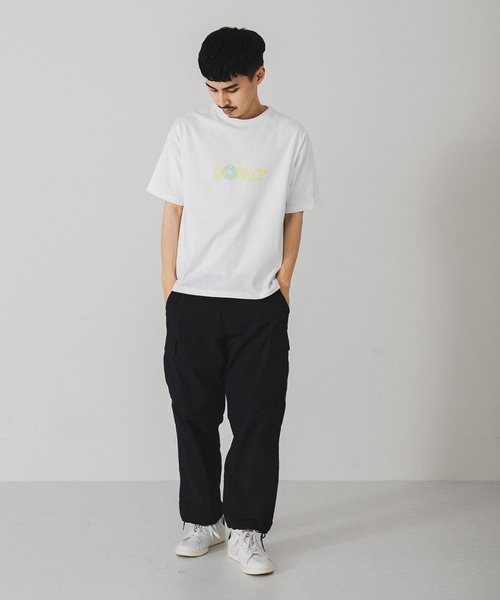 URBAN RESEARCH DOORS（アーバンリサーチドアーズ）の「DONUT プリントTシャツ（Tシャツ/カットソー・メンズ・ブラック/ホワイト・LARGE/MEDIUM）」の17枚目の写真
