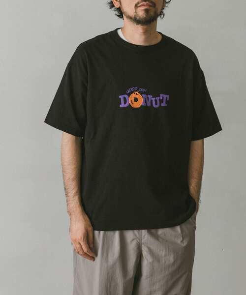 URBAN RESEARCH DOORS（アーバンリサーチドアーズ）の「DONUT プリントTシャツ（Tシャツ/カットソー・メンズ・ブラック/ホワイト・LARGE/MEDIUM）」の12枚目の写真