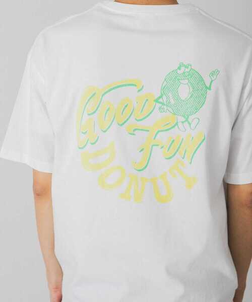 URBAN RESEARCH DOORS（アーバンリサーチドアーズ）の「DONUT プリントTシャツ（Tシャツ/カットソー・メンズ・ブラック/ホワイト・LARGE/MEDIUM）」の11枚目の写真