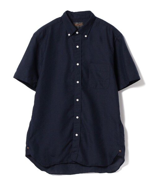 ビームスプラス クールマックス リネン ボタンダウンシャツ BEAMS PLUS（ビームス プラス）B.D. COOLMAX (R) Linen（シャツ