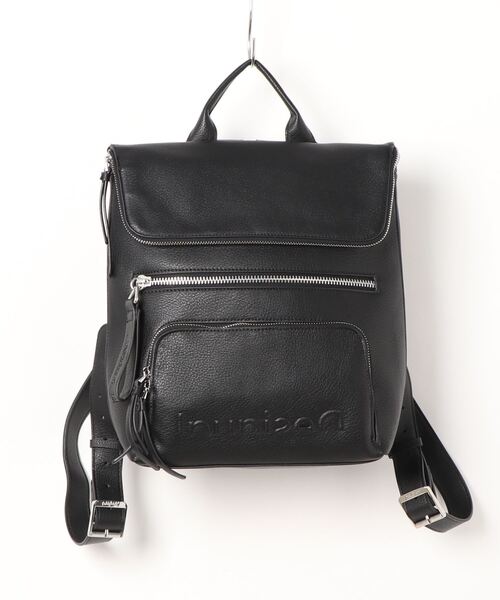 Desigual（デシグアル）の「アーバン フラップバックパック（バックパック/リュック・レディース・ブラック/オレンジ/ブルー・FREE）」の9枚目の写真