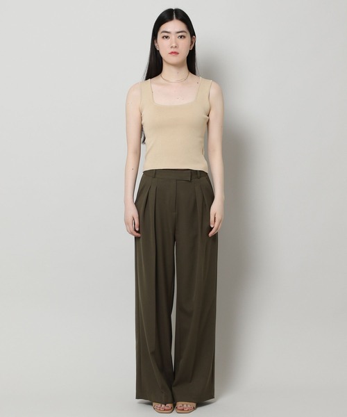 ALAND(エーランド)の「3.3Field Trip/NECK KNIT TANK 2299880(タンクトップ・レディース・ブラック/カーキ/ライトベージュ・FREE)」の19枚目の写真