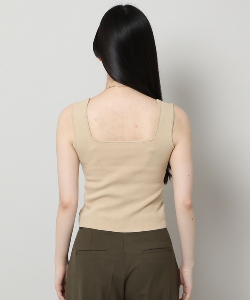 ALAND(エーランド)の「3.3Field Trip/NECK KNIT TANK 2299880(タンクトップ・レディース・ブラック/カーキ/ライトベージュ・FREE)」の17枚目の写真