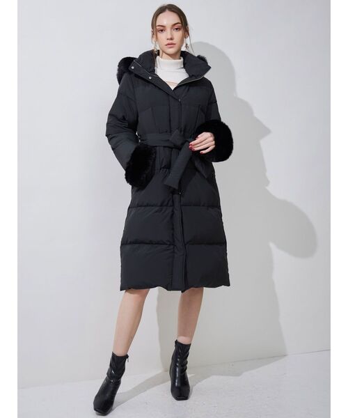 【mercuryLUX】マーキュリーリュクス フォックスファージャケット 黒 マーキュリーデュオ フォックスファーコートコート - メルカリ