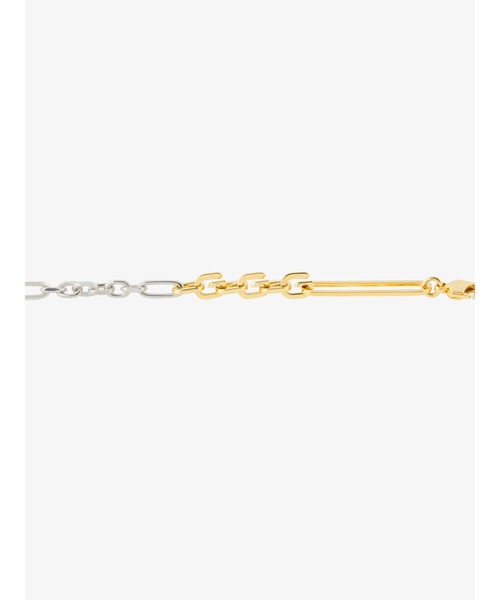 GIVENCHY(ジバンシイ)の「Gリンク ネックレス(ネックレス・レディース・シルバー×ゴールド・FREE)」の3枚目の写真
