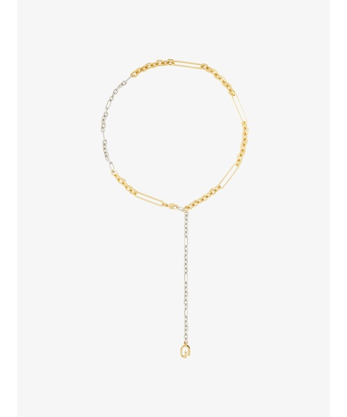 GIVENCHY(ジバンシイ)の「Gリンク ネックレス(ネックレス・レディース・シルバー×ゴールド・FREE)」の4枚目の写真