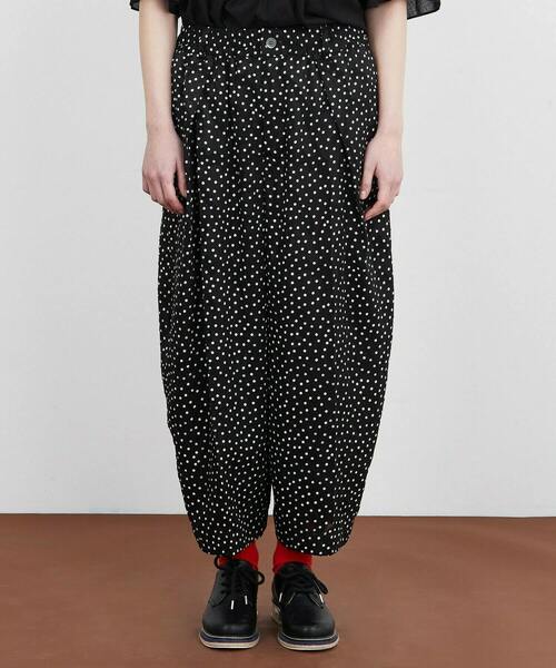 FRAPBOIS（フラボア）の「シホンカット パンツ（その他パンツ・レディース・ネイビー/ブラック・1/0）」の2枚目の写真