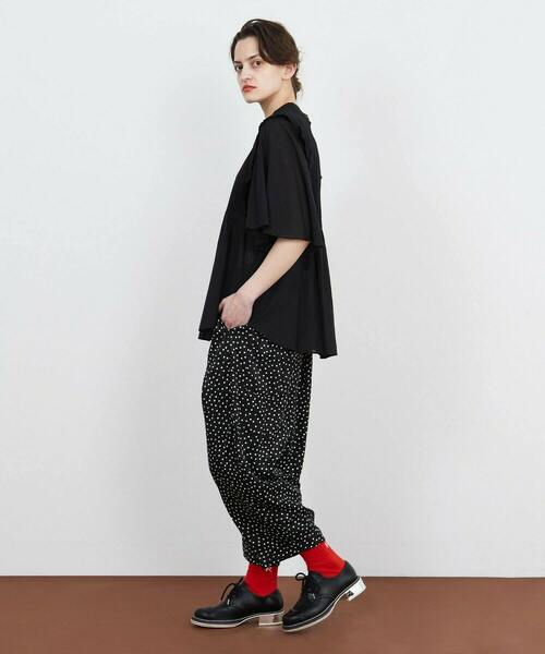 FRAPBOIS（フラボア）の「シホンカット パンツ（その他パンツ・レディース・ネイビー/ブラック・1/0）」の14枚目の写真