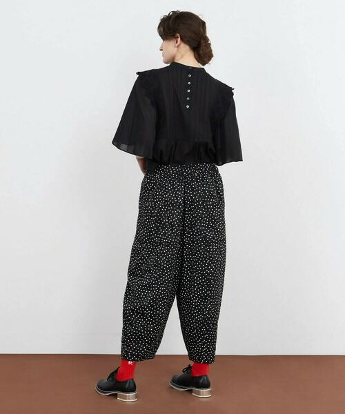 FRAPBOIS（フラボア）の「シホンカット パンツ（その他パンツ・レディース・ネイビー/ブラック・1/0）」の16枚目の写真