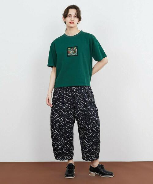 FRAPBOIS（フラボア）の「シホンカット パンツ（その他パンツ・レディース・ネイビー/ブラック・1/0）」の20枚目の写真