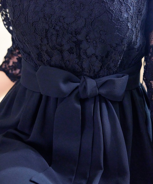 【セール】ドレス 結婚式 ロングドレス ドレスワンピース パーティー ロング 結婚式 パーティー 長袖 ロング丈 結婚式 披露宴 二次会 レース 二次会 ドレス お呼ばれ（ドレス）｜Cinderella（シンデレラ）