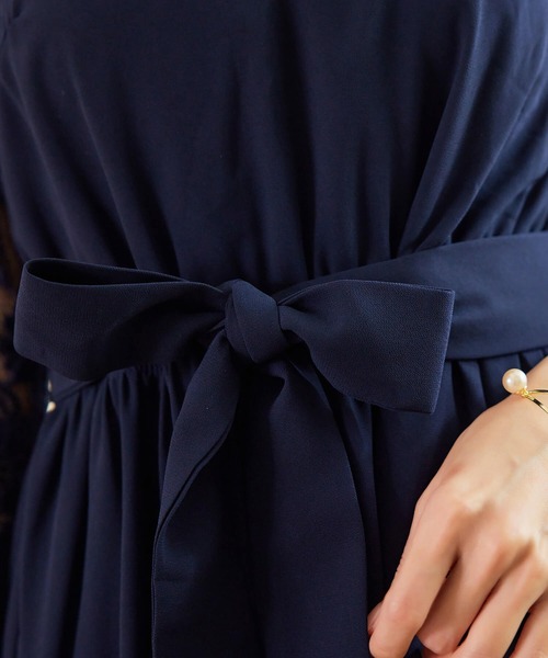 【セール】ドレス 結婚式 ロングドレス ドレスワンピース パーティー ロング 結婚式 パーティー 長袖 ロング丈 結婚式 披露宴 二次会 レース 二次会 ドレス お呼ばれ（ドレス）｜Cinderella（シンデレラ）