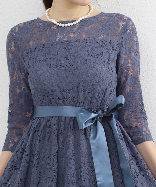 【セール】ドレス 結婚式 ロングドレス ドレスワンピース パーティー ロング 結婚式 パーティー 長袖 ロング丈 結婚式 披露宴 二次会 レース 二次会 ドレス お呼ばれ（ドレス）｜Cinderella（シンデレラ）