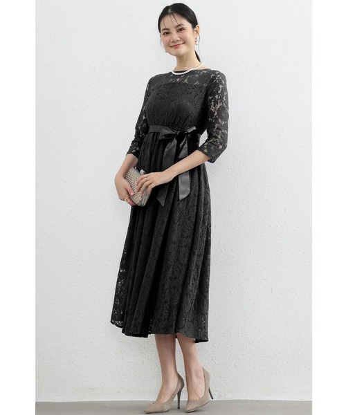 【セール】ドレス 結婚式 ロングドレス ドレスワンピース パーティー ロング 結婚式 パーティー 長袖 ロング丈 結婚式 披露宴 二次会 レース 二次会 ドレス お呼ばれ（ドレス）｜Cinderella（シンデレラ）