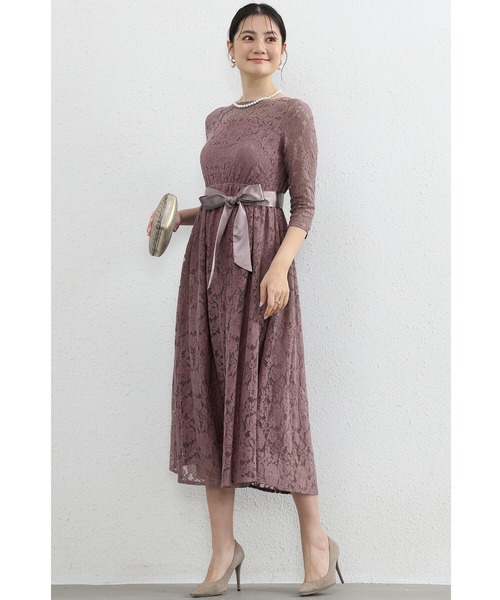 【セール】ドレス 結婚式 ロングドレス ドレスワンピース パーティー ロング 結婚式 パーティー 長袖 ロング丈 結婚式 披露宴 二次会 レース 二次会 ドレス お呼ばれ（ドレス）｜Cinderella（シンデレラ）