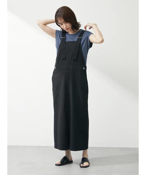 Green　Parks（グリーンパークス）の「ミジンボーダーノースリーブプルオーバー（Tシャツ/カットソー・レディース・ネイビー/オレンジ/ブルー・FREE）」の18枚目の写真