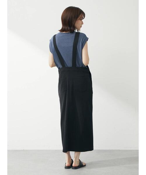 Green　Parks（グリーンパークス）の「ミジンボーダーノースリーブプルオーバー（Tシャツ/カットソー・レディース・ネイビー/オレンジ/ブルー・FREE）」の13枚目の写真