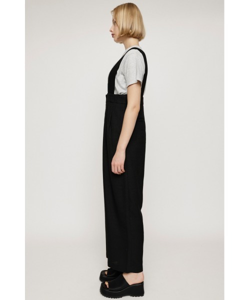SLY（スライ）の「WIDE SILHOUETTE OVERALLS ワイドシルエット オーバーオール（つなぎ/オールインワン・レディース・ブラック/ブラウン/アイボリー・1/0）」の10枚目の写真
