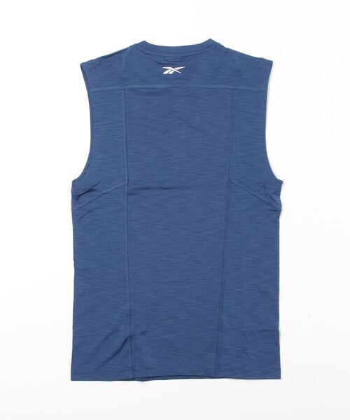Reebok（リーボック）の「レズミルズR ボディ パンプR マッスル タンクトップ  / Les MillsR BodyPumpR Muscle Tank Top（タンクトップ・メンズ・ブルー/オレンジ/ブラック・MEDIUM/X-LARGE/X-SMALL/XXX-LARGE）」の14枚目の写真