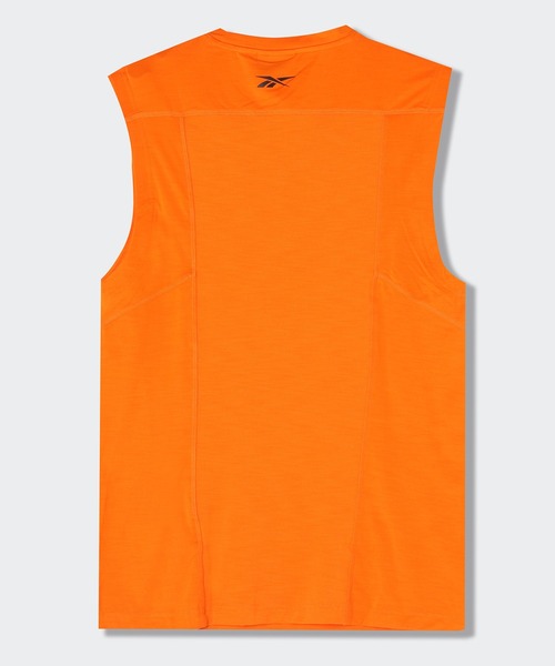 Reebok（リーボック）の「レズミルズR ボディ パンプR マッスル タンクトップ  / Les MillsR BodyPumpR Muscle Tank Top（タンクトップ・メンズ・ブルー/オレンジ/ブラック・MEDIUM/X-LARGE/X-SMALL/XXX-LARGE）」の17枚目の写真