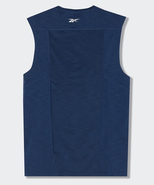 Reebok（リーボック）の「レズミルズR ボディ パンプR マッスル タンクトップ  / Les MillsR BodyPumpR Muscle Tank Top（タンクトップ・メンズ・ブルー/オレンジ/ブラック・MEDIUM/X-LARGE/X-SMALL/XXX-LARGE）」の5枚目の写真