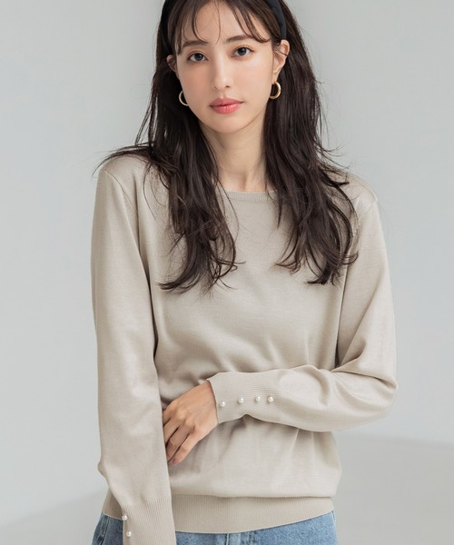 totême ベージュ クルーネックセーター 長袖 toteme（トーテム）ニット・セーター - FARFETCH