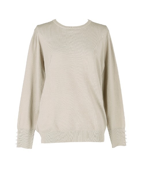 CLANE【新品】パール ニットトップス - PEARL NECK KNIT CLANE【新品】パール ニットトップス - PEARL NECK KNIT