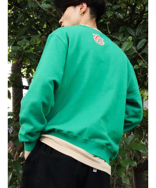 DISCUS(ディスカス)の「【WEB限定】DISCUS AUBURNカレッジスウェット *(スウェット・メンズ・グリーン/杢グレー・M/L)」の8枚目の写真