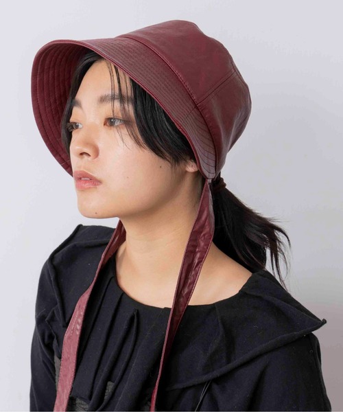 Casselini（キャセリーニ）の「Casselini(キャセリーニ)ボンネットHAT（ハット・レディース・ブラック/ブラウン/ボルドー・FREE）」の11枚目の写真